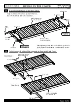 Preview for 3 page of Gold Bond Futon BIFOLD FUTOR FRAME ALBANY Assembly Instructions