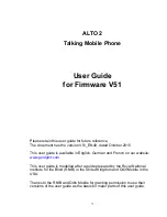 gold GMT ALTO 2 User Manual предпросмотр