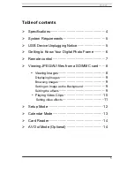 Preview for 3 page of Gold Lantern DPF-7000P User Manual