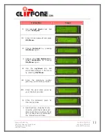 Предварительный просмотр 12 страницы Gold Line glipfone User Manual