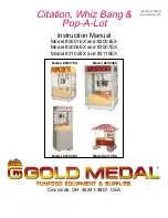 Preview for 1 page of Gold Medal 2001EX Instruction Manual