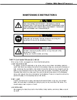 Предварительный просмотр 12 страницы Gold Medal 2001EX Instruction Manual