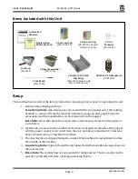 Preview for 6 page of Gold Medal 2011 Series Instruction Manual