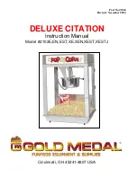 Gold Medal 2102E Instruction Manual preview