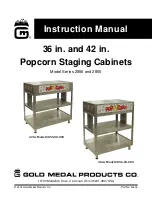 Preview for 1 page of Gold Medal 2855 Series Instruction Manual