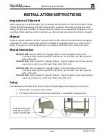 Preview for 4 page of Gold Medal 2855 Series Instruction Manual