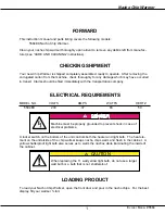 Предварительный просмотр 3 страницы Gold Medal 5584EX Instruction Manual