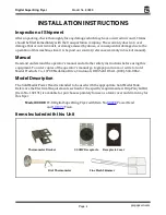 Gold Medal 8088E Installation Instructions Manual preview