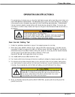 Preview for 5 page of Gold Medal Floss-Boss 3024EX Instruction Manual