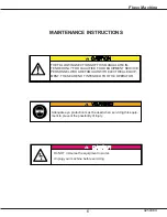 Preview for 8 page of Gold Medal Floss-Boss 3024EX Instruction Manual