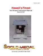 Gold Medal Hawaii's Finest 1047 Instruction Manual preview