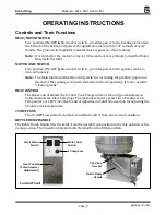 Preview for 8 page of Gold Medal Karmel King 2620 Instruction Manual