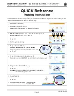 Preview for 31 page of Gold Medal PopClean Elite Popper 600 Series Instruction Manual