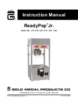 Preview for 1 page of Gold Medal ReadyPop Jr 2783-00-000 Instruction Manual