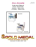 Preview for 1 page of Gold Medal Sno-Konette DC Battery 1009 Instruction Manual