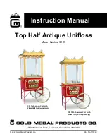 Предварительный просмотр 1 страницы Gold Medal Top Half Antique Unifloss 3119 Instruction Manual