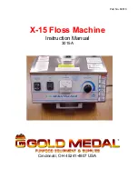 Gold Metal 3015A Instruction Manual preview