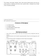 Предварительный просмотр 4 страницы Gold Note AP-7 Owner'S Manual