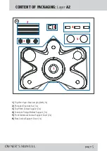 Preview for 6 page of Gold Note Bellagio Conquest Owner'S Manual