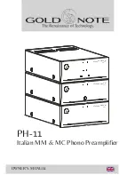 Preview for 1 page of Gold Note PH-11 Owner'S Manual