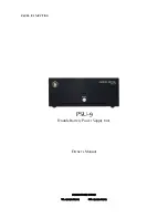 Gold Note PSU-9 Owner'S Manual preview