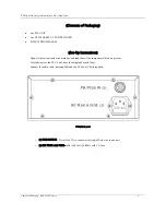 Preview for 4 page of Gold Note PSU-9 Owner'S Manual