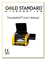 Gold Standard ThunderBolt User Manual предпросмотр