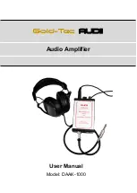 Gold-TEC AUDII DAAK-1000 User Manual preview