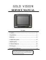 Предварительный просмотр 1 страницы Gold Vision GV-1418 Service Manual