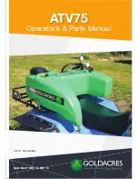 Goldacres ATV75 Operator'S & Parts Manual preview