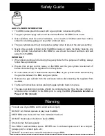 Preview for 7 page of Goldair Contempo GBQCON6 Operating Instructions Manual