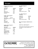 Preview for 11 page of Goldair FBM300 Operating Instructions Manual