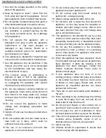 Preview for 2 page of Goldair FFH222 Operating Instructions