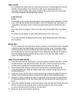 Preview for 4 page of Goldair FFP410 Operating Instructions Manual