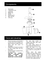 Preview for 3 page of Goldair FJE300 Operating Instructions Manual