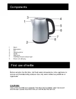 Preview for 3 page of Goldair FK350 Operating Instructions