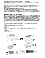 Preview for 3 page of Goldair FMC320 Operating Instructions Manual