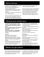 Preview for 5 page of Goldair FMC350 Operating Instructions Manual