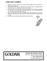 Preview for 7 page of Goldair FSB220 Operating Instructions Manual
