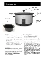 Preview for 3 page of Goldair FSL300 Operating Instructions Manual