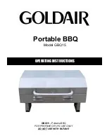 Preview for 1 page of Goldair GBQ15 Operating Instructions Manual