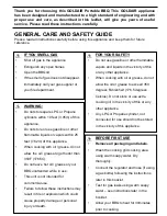 Preview for 5 page of Goldair GBQ15 Operating Instructions Manual