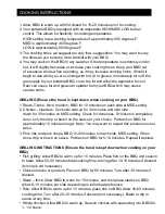 Preview for 13 page of Goldair GBQ15 Operating Instructions Manual