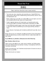 Preview for 2 page of Goldair GBQ55 Operating Instructions Manual