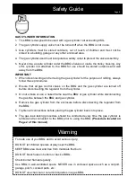 Preview for 7 page of Goldair GBQ55 Operating Instructions Manual