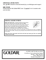 Preview for 25 page of Goldair GBQKC120 Operating Instructions Manual