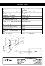 Предварительный просмотр 4 страницы Goldair GBT100 Operating Instructions Manual