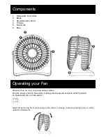 Preview for 4 page of Goldair GCAC106 Operating Instructions