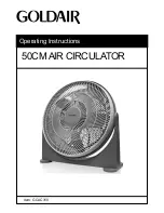 Goldair GCAC310 Operating Instructions preview