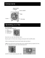 Preview for 3 page of Goldair GCBF30 Operating Instructions